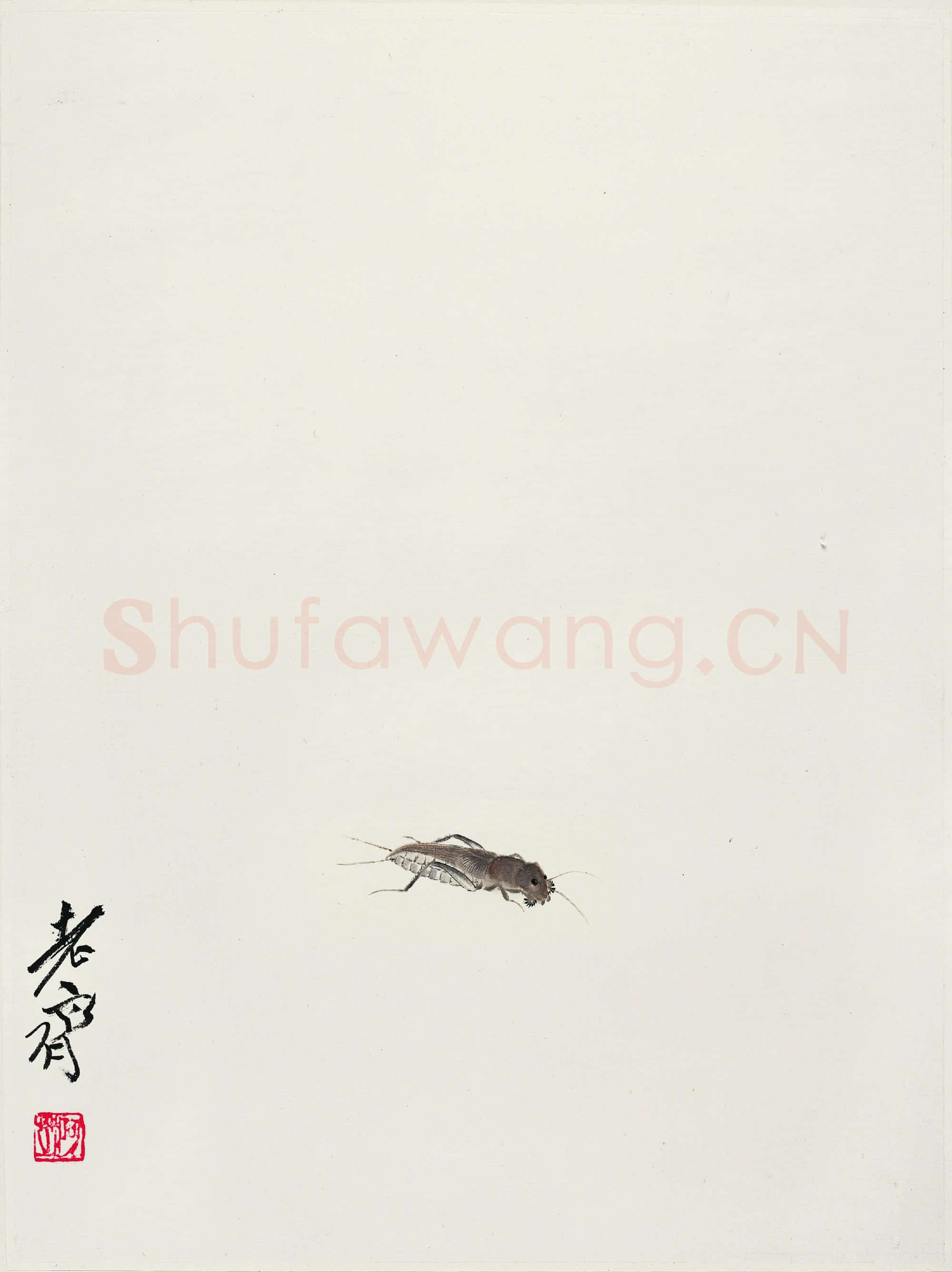 齐白石 蝼蛄
