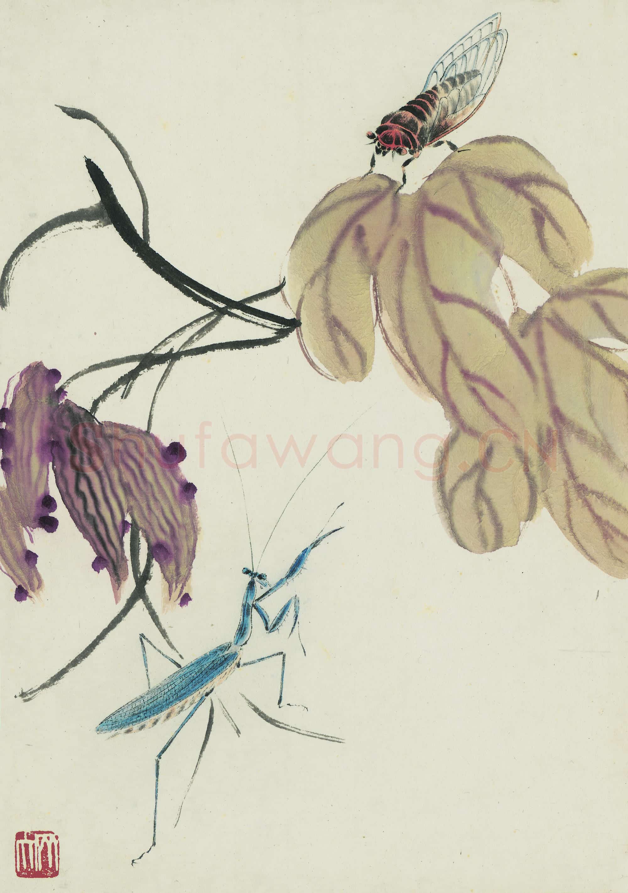 齐白石 国画作品精选-342