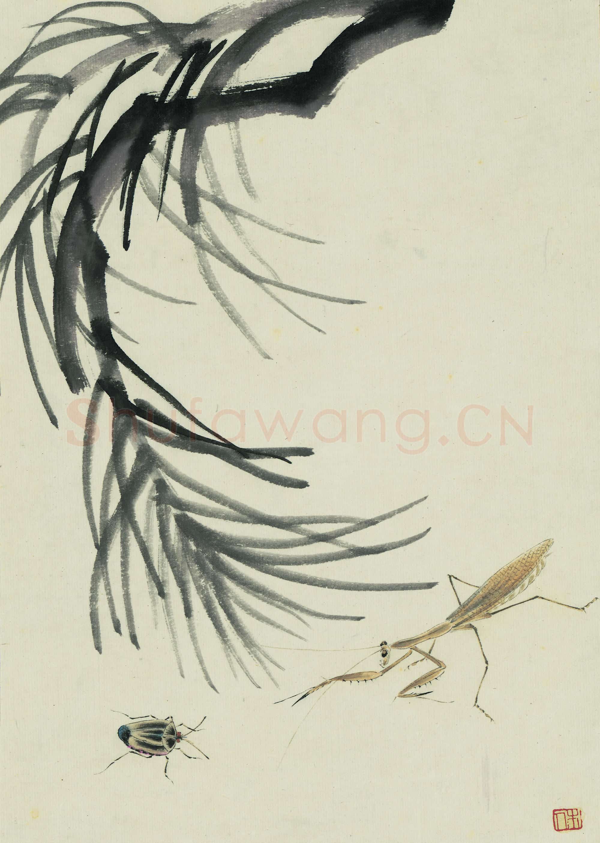 齐白石 国画作品精选-347