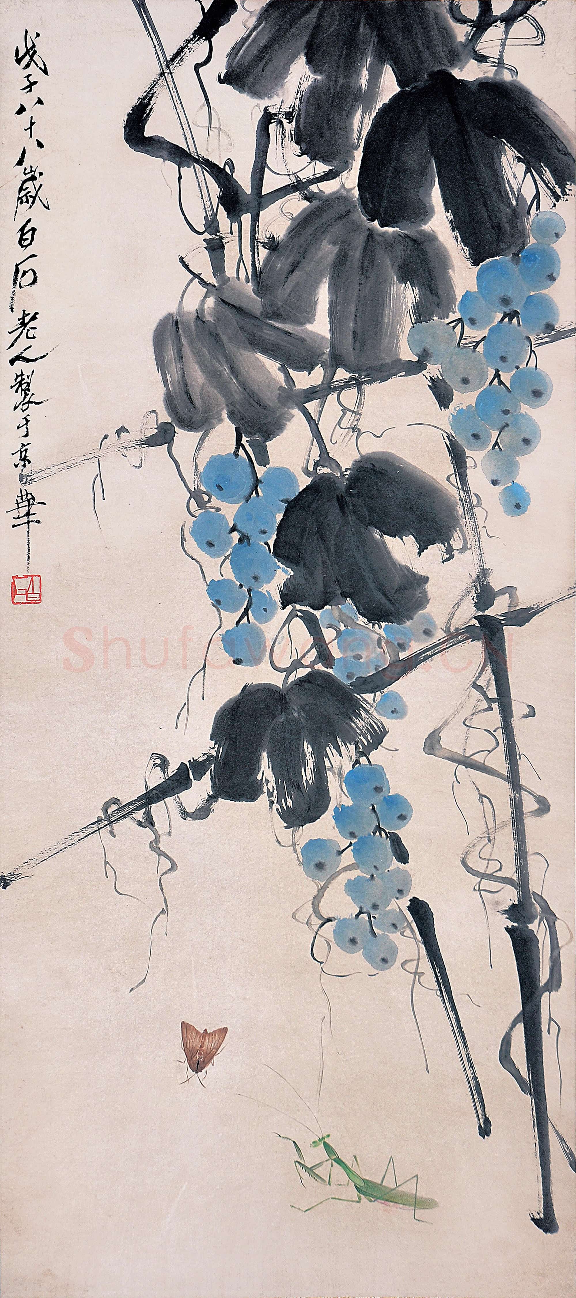 近现代 齐白石 国画作品精选-607