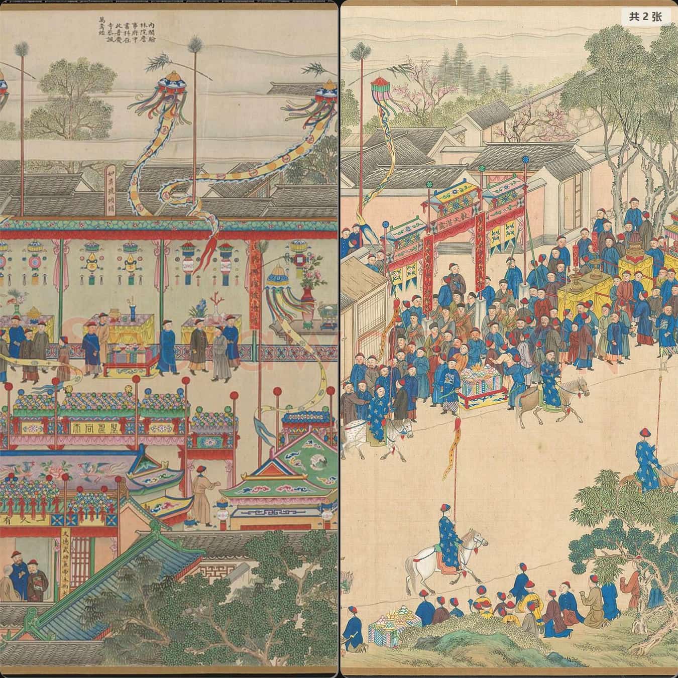 清 佚名 万寿图卷