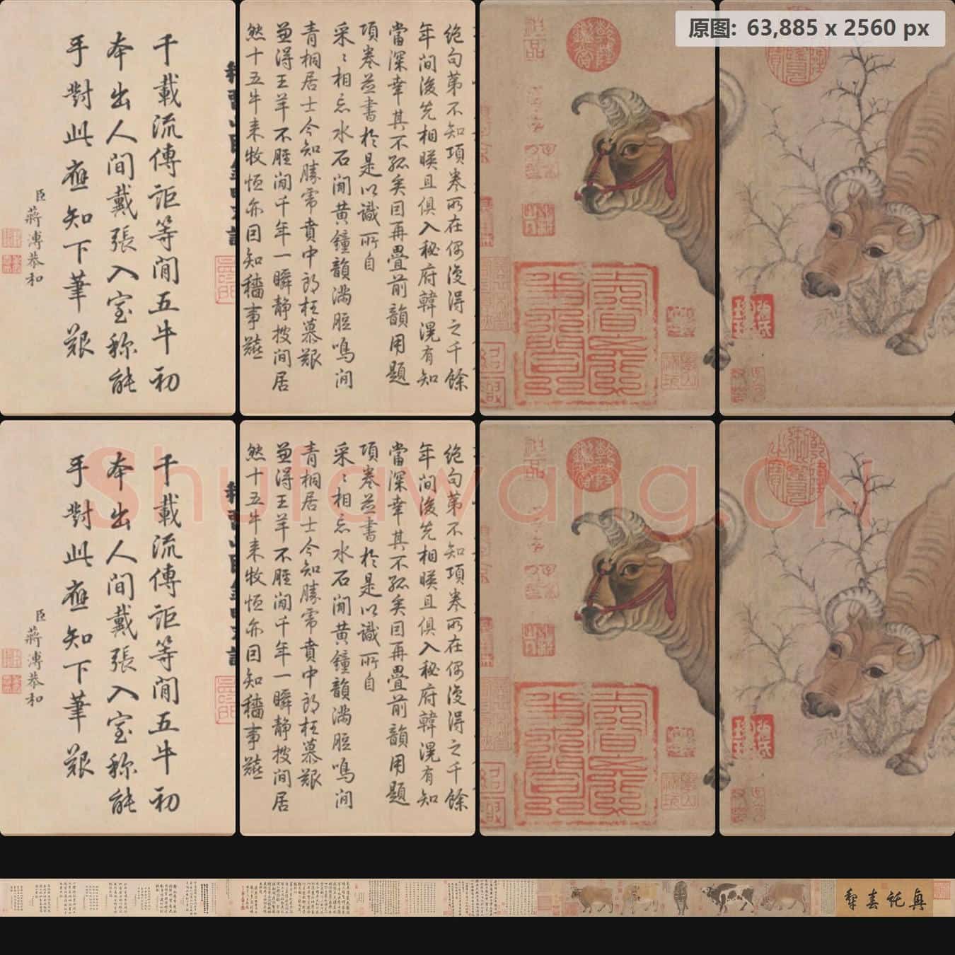 唐 韩滉 五牛图卷