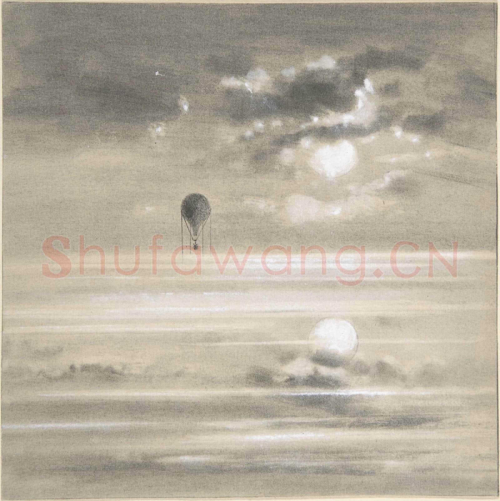 Albert-Charles Tissandier-Drawing for an Illustration in Voyages du Flandre.tif