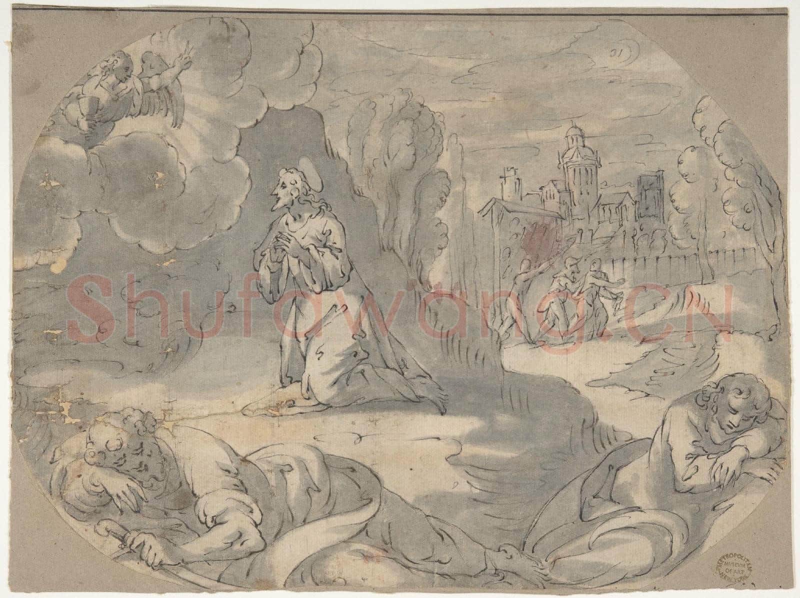 Anonymous-Christ in the Garden of Gethsemane(Matthew 2636-46).tif