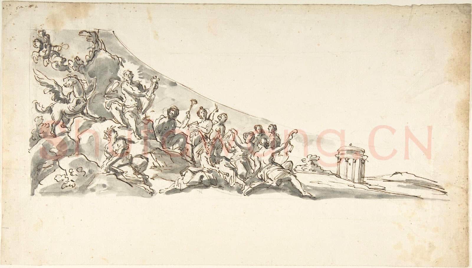 Anonymous-Drawing for a Harpsichord Top.tif