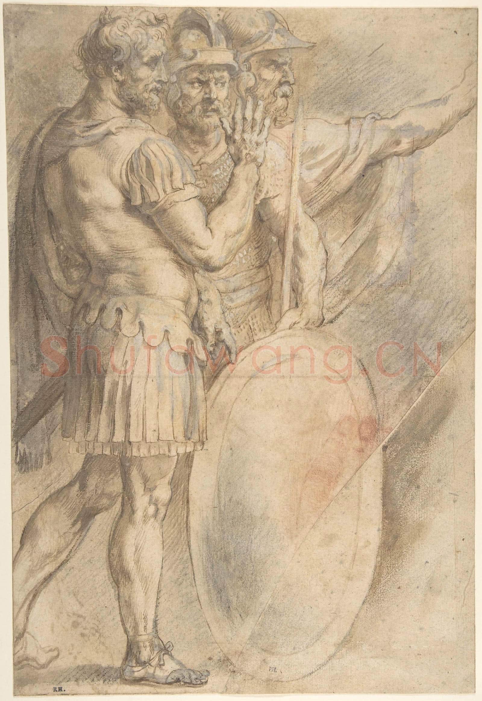 Anonymous-Three Warriors after Raphael.tif