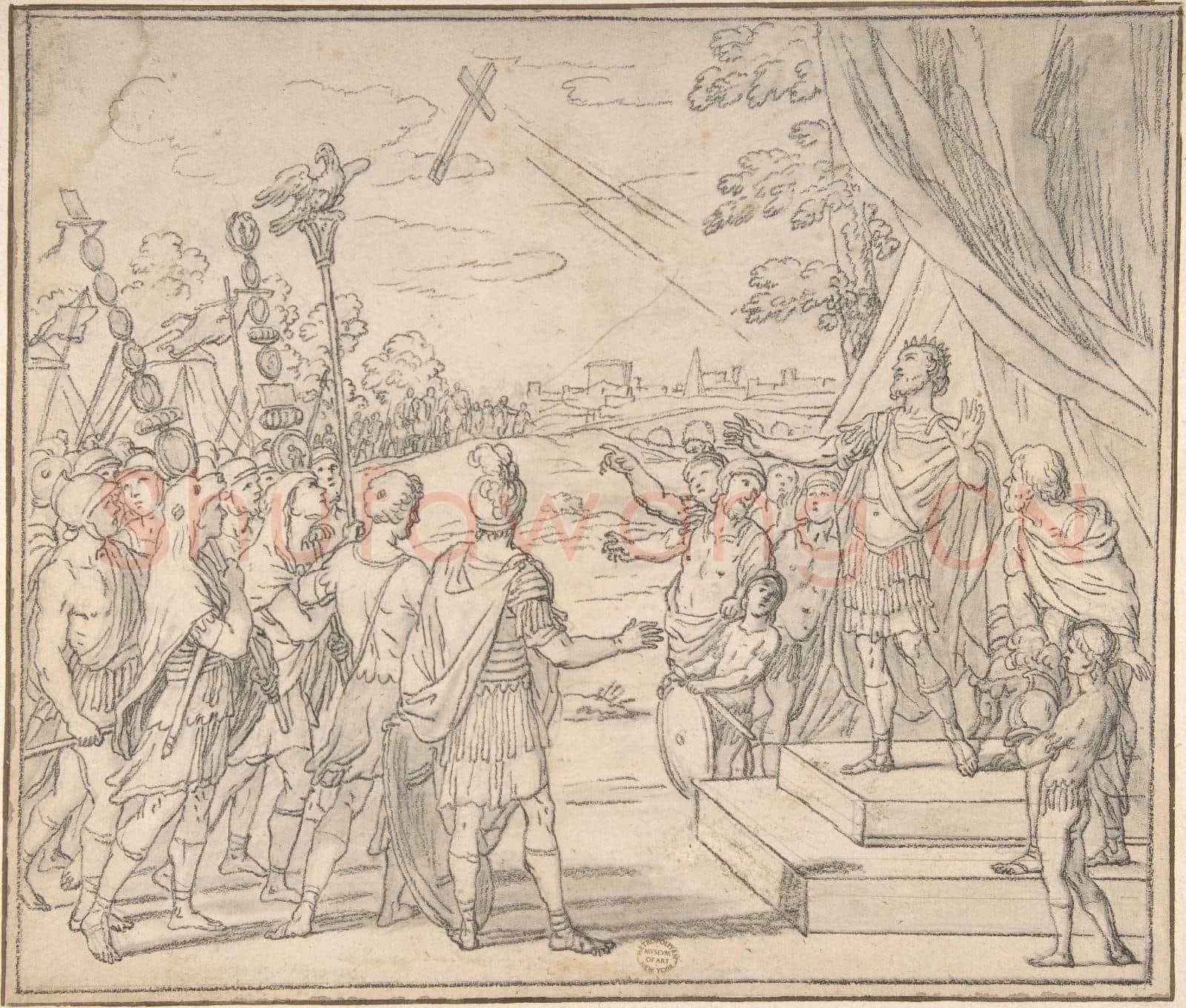 Anonymous-Vision of Constantine, copy after a drawing by Giacinto Gimignani.tif