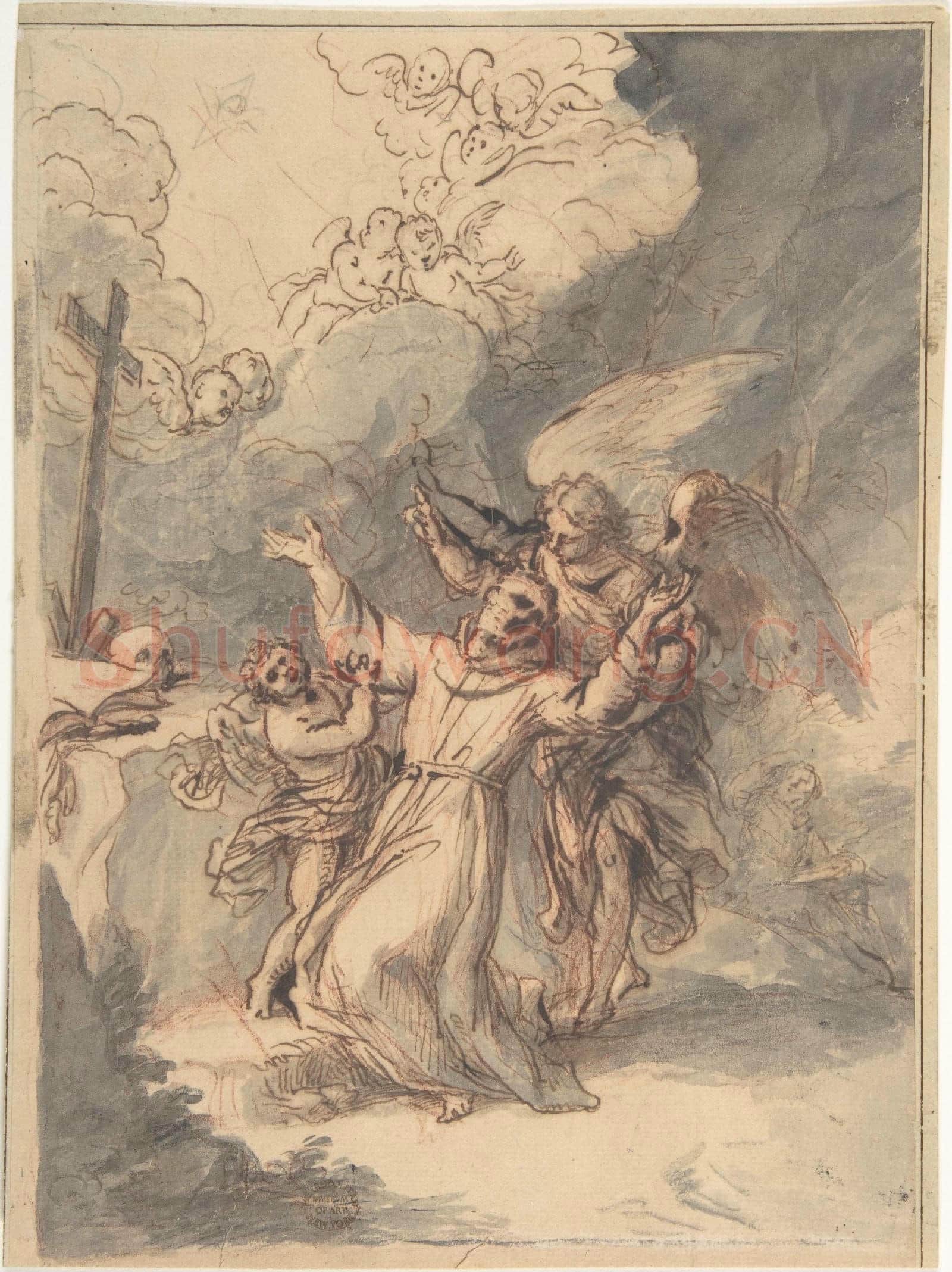 Antonio de Pereda-St. Francis Receiving the Stigmata.tif