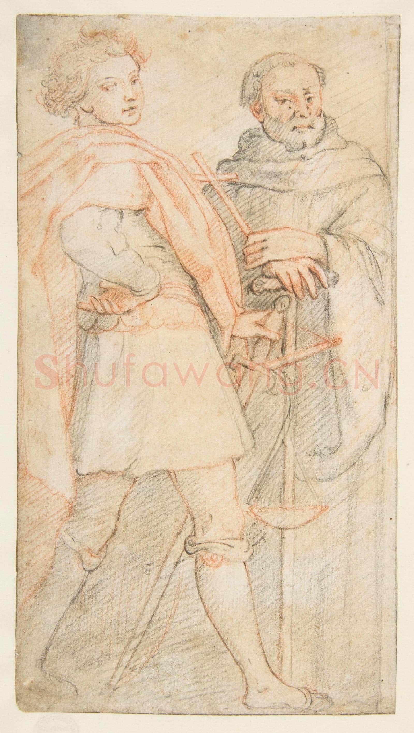 Ascribed to Federico Zuccaro-Saint Michael and Saint Bernardo degli Alberti.tif