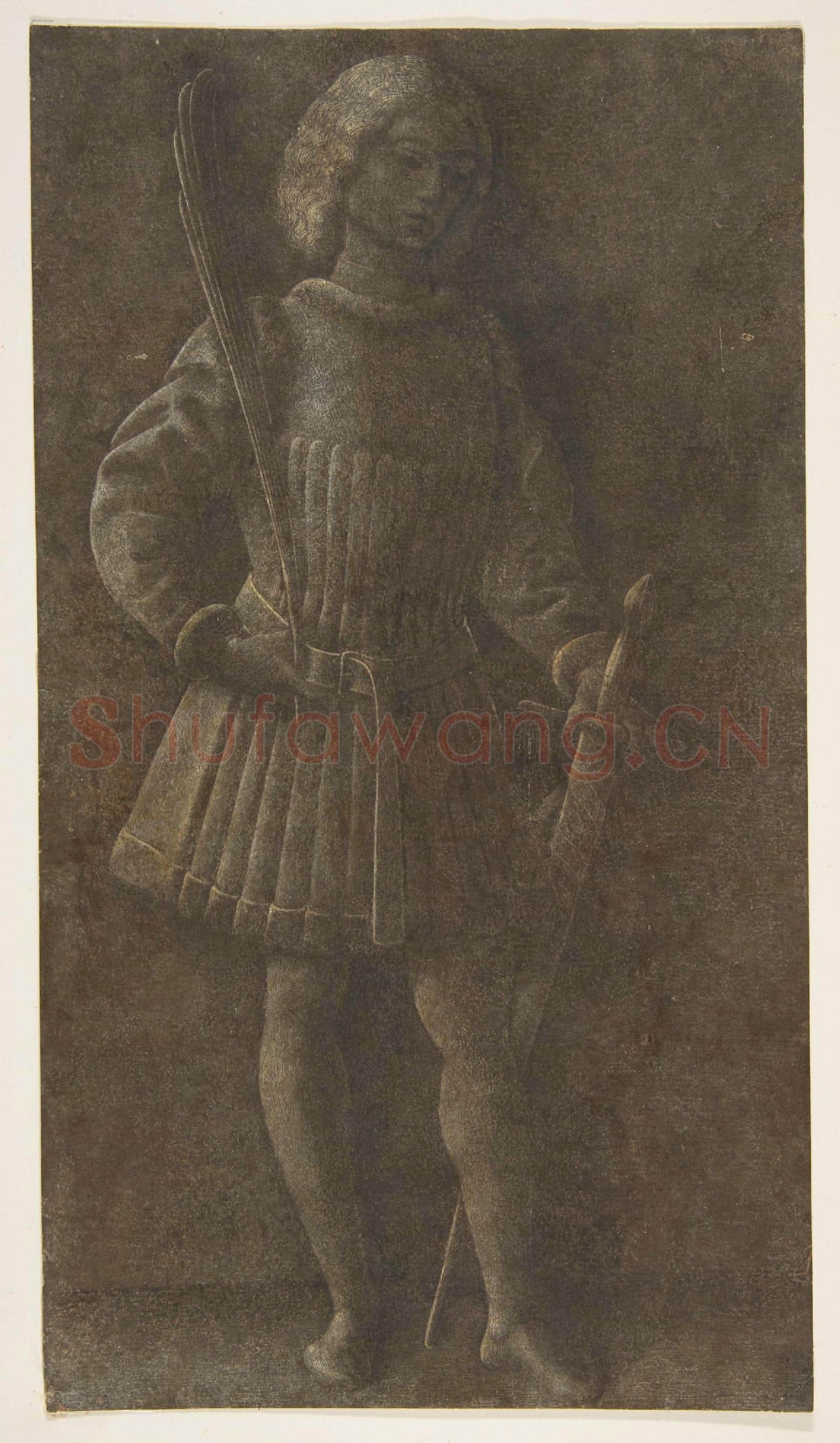 Attributed to Antonio Vivarini-Standing Youth with Sword and Palm Branch.tif