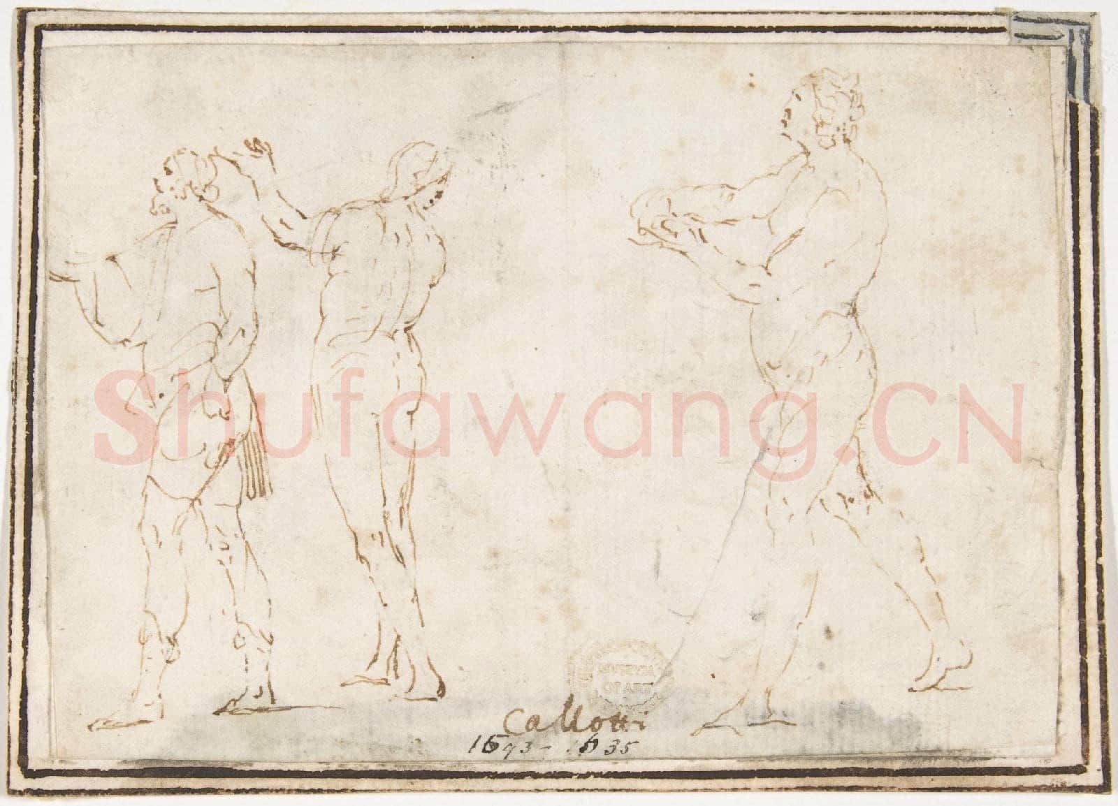attributed to Francesco Allegrini-Athletes.tif