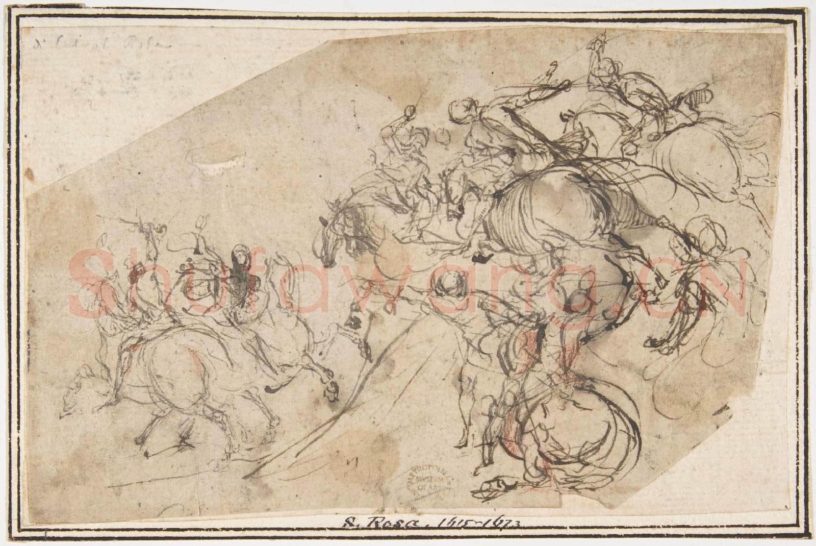 attributed to Francesco Allegrini-Cavalry Charge.tif