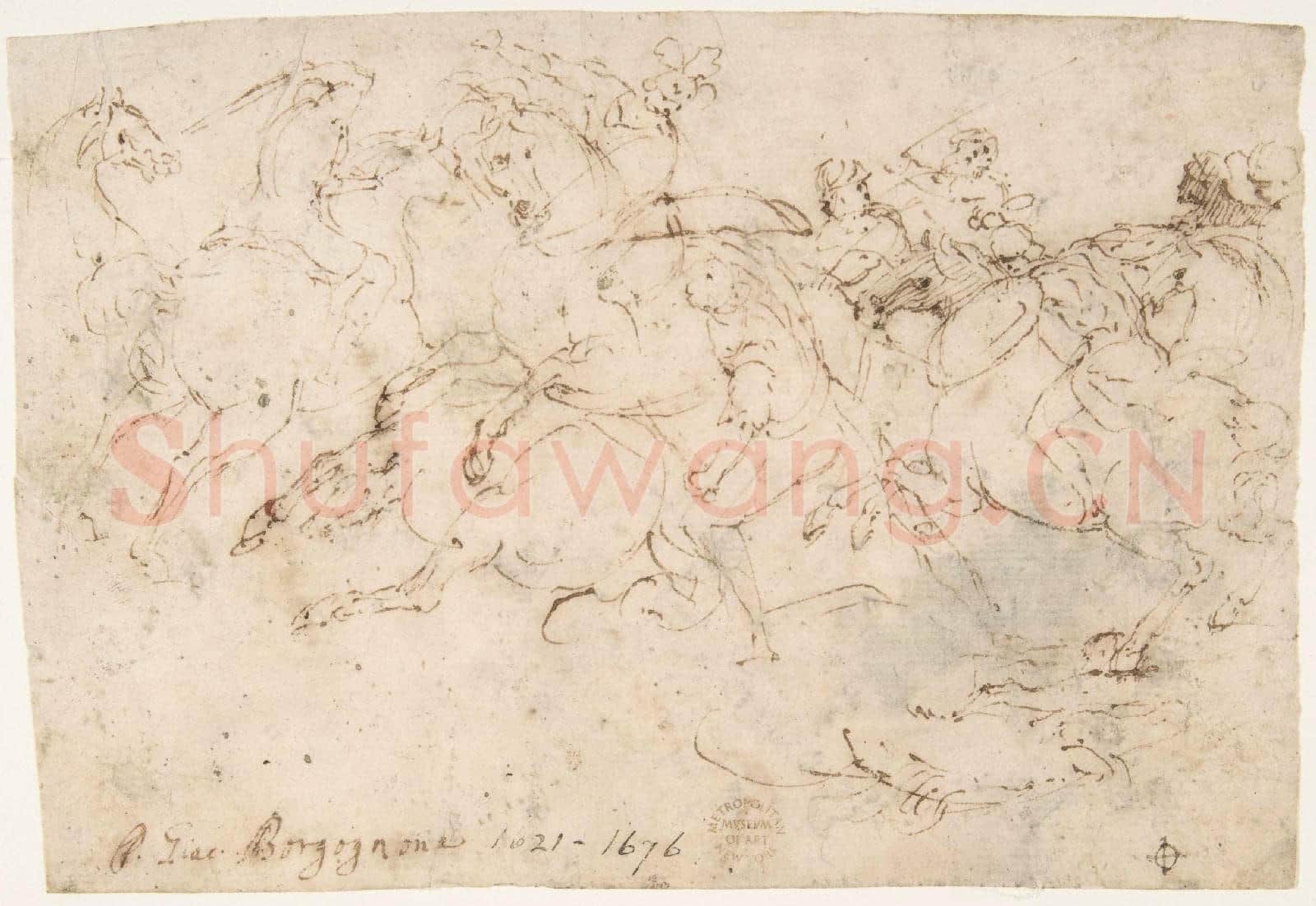 attributed to Francesco Allegrini-Cavalry Engagement 2.tif