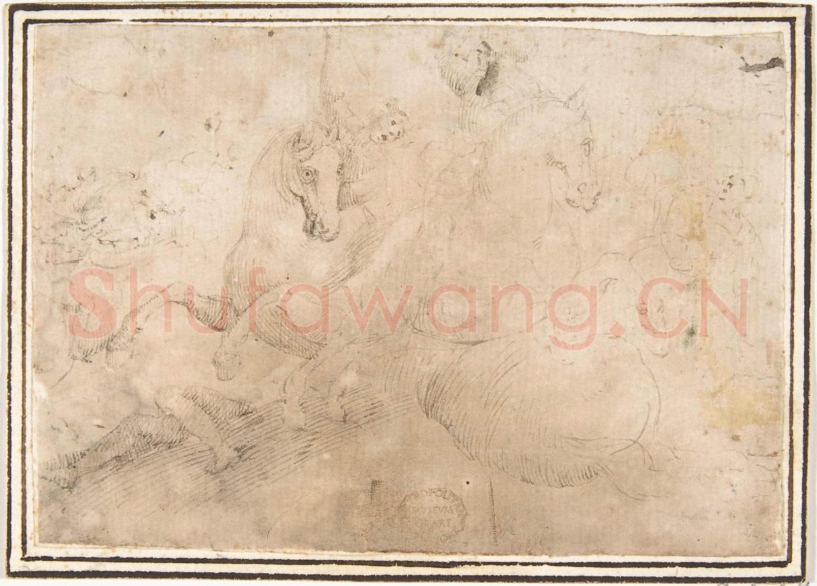 attributed to Francesco Allegrini-Cavalry Engagement.tif