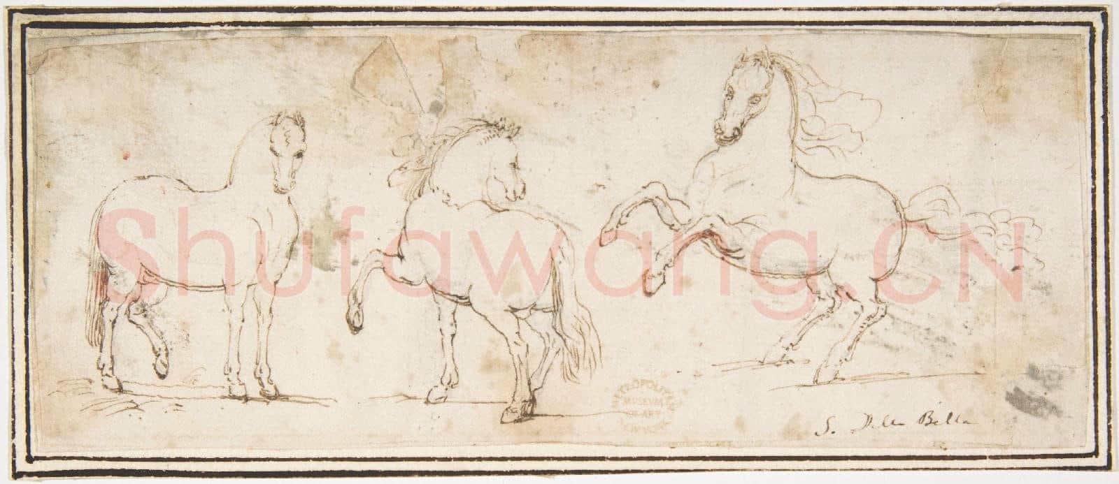 attributed to Francesco Allegrini-Horses1.tif