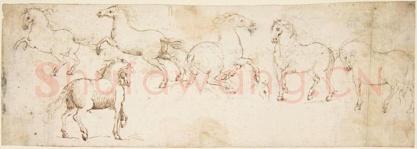 attributed to Francesco Allegrini-Horses4.tif