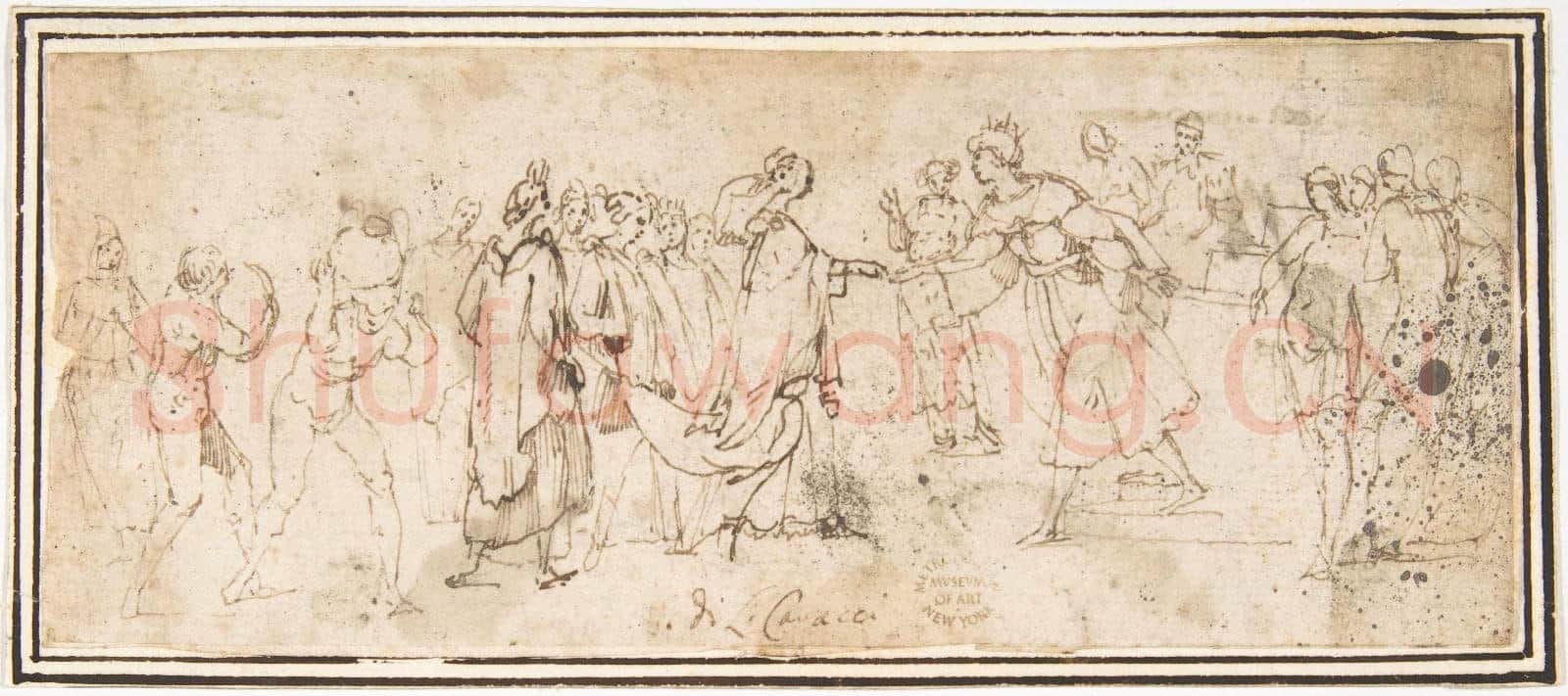 attributed to Francesco Allegrini-King Solomon Receiving the Queen of Sheba.tif