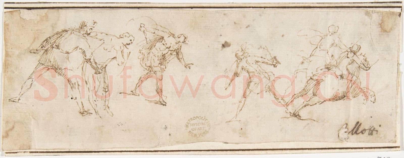 attributed to Francesco Allegrini-Soldiers.tif