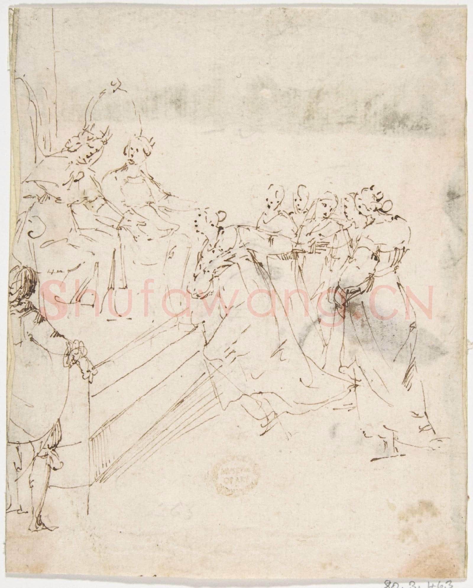 attributed to Francesco Allegrini-Supplicants before an Enthroned King and Queen.tif