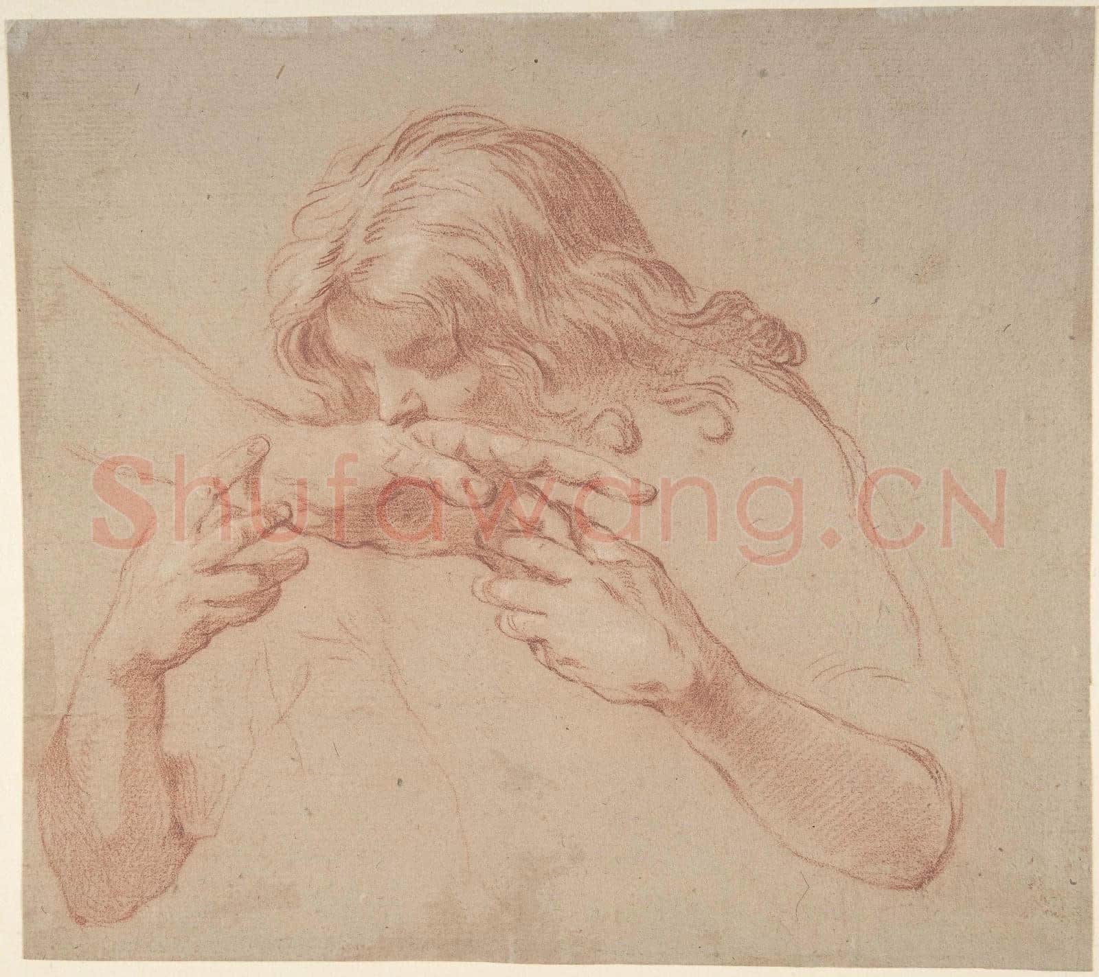 attributed to Marco Benefial-Youth Kissing an Outstretched Hand.tif