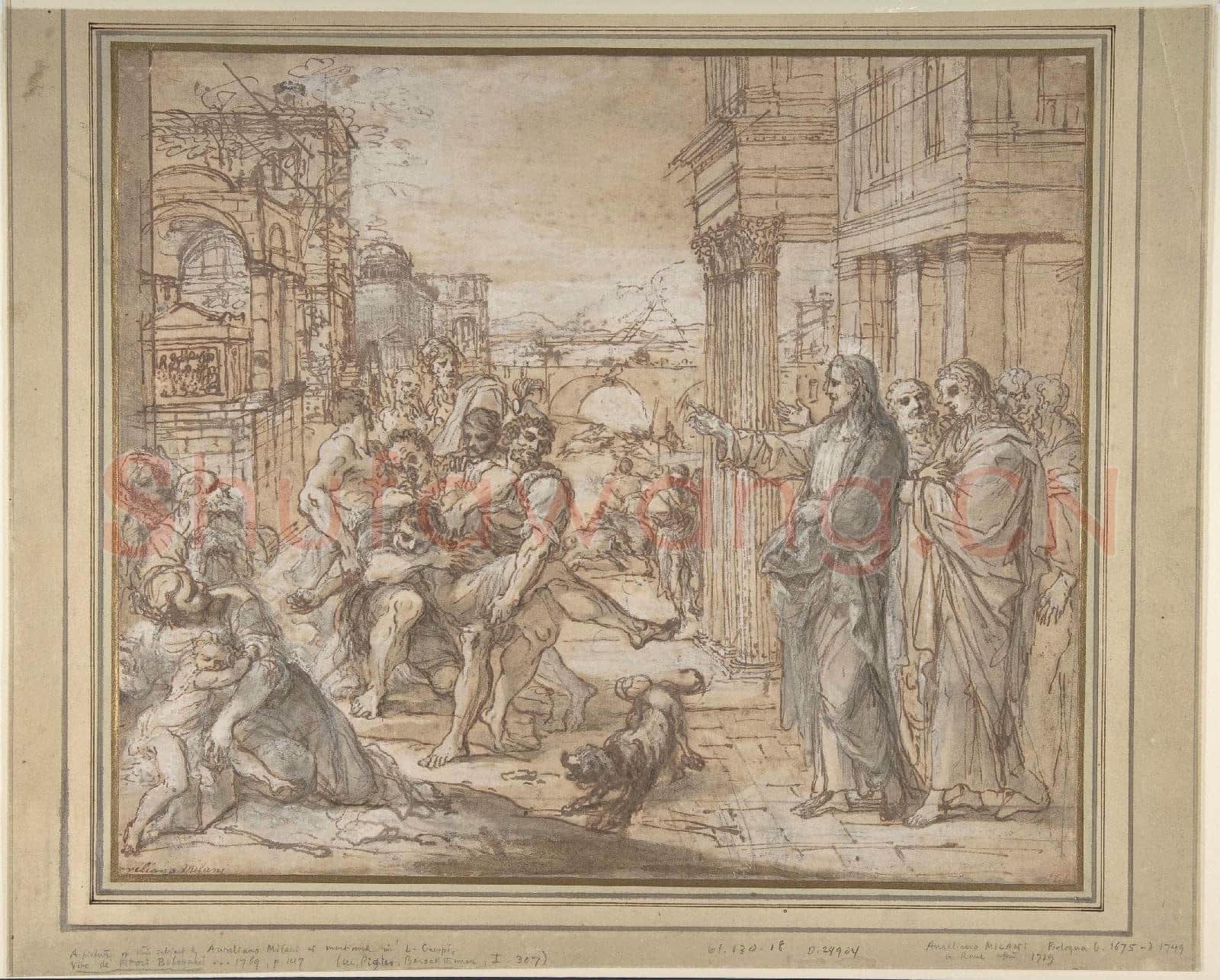 Aureliano Milani-Christ Healing a Possessed Man.tif