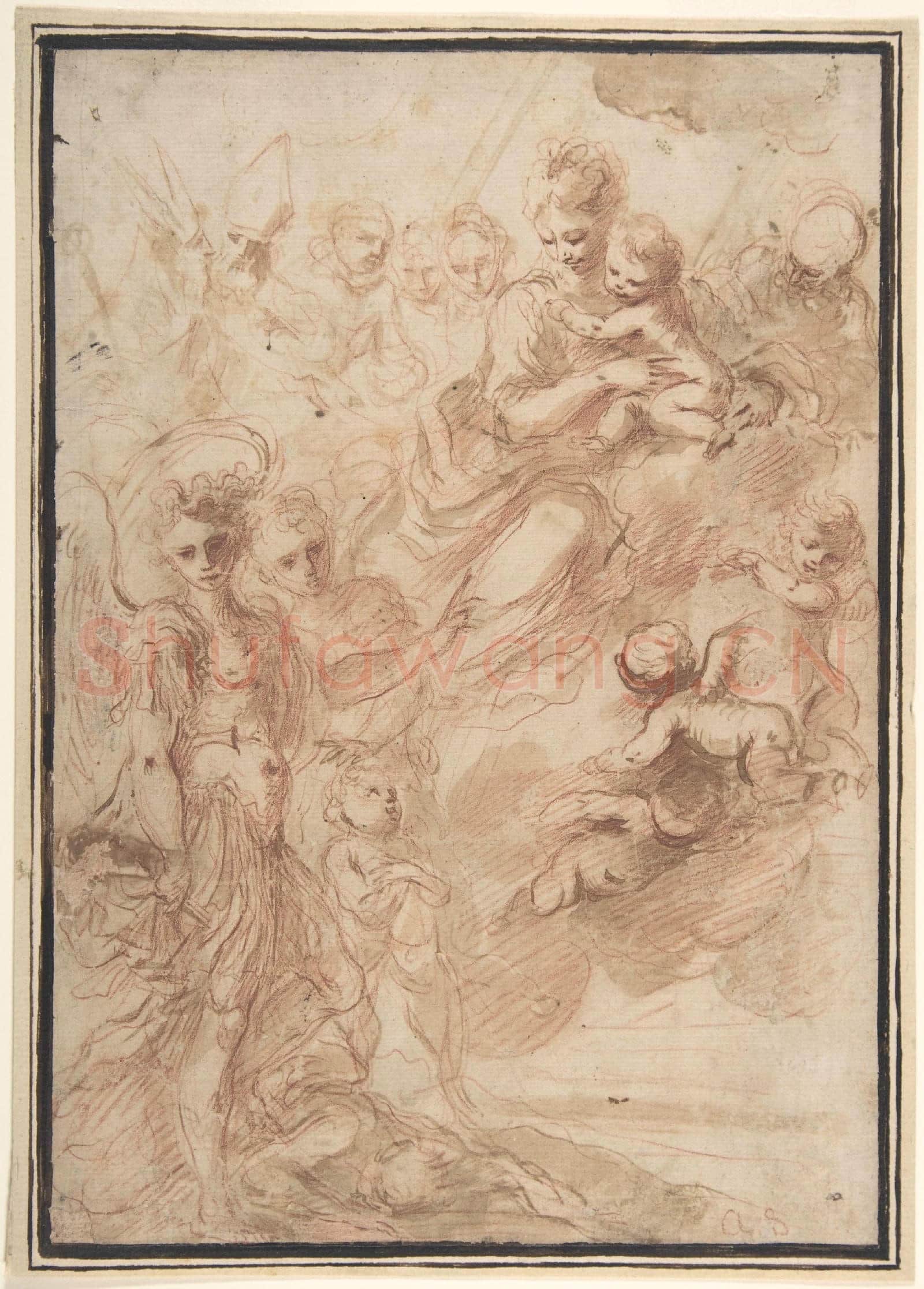 Bartolomeo Biscaino-Saint Michael the Archangel and Another Figure Recommending.tif