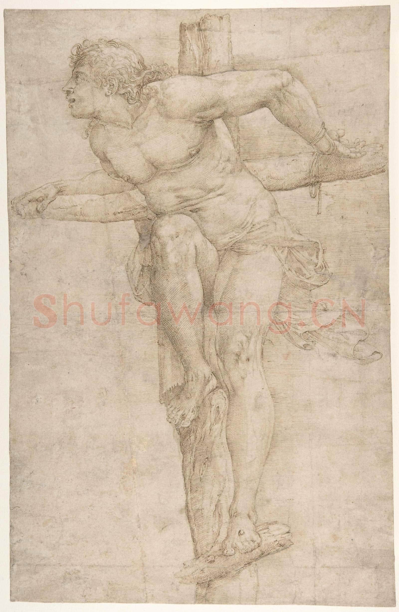 Battista Franco-The Penitent Thief on the Cross.tif