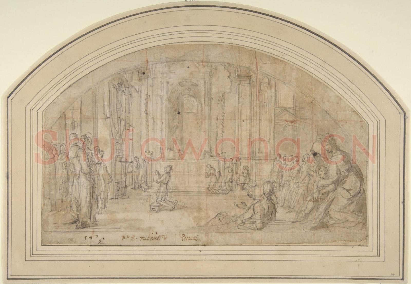 Bernardino Poccetti-Saint Antoninus Kneeling before the Crucifix.tif