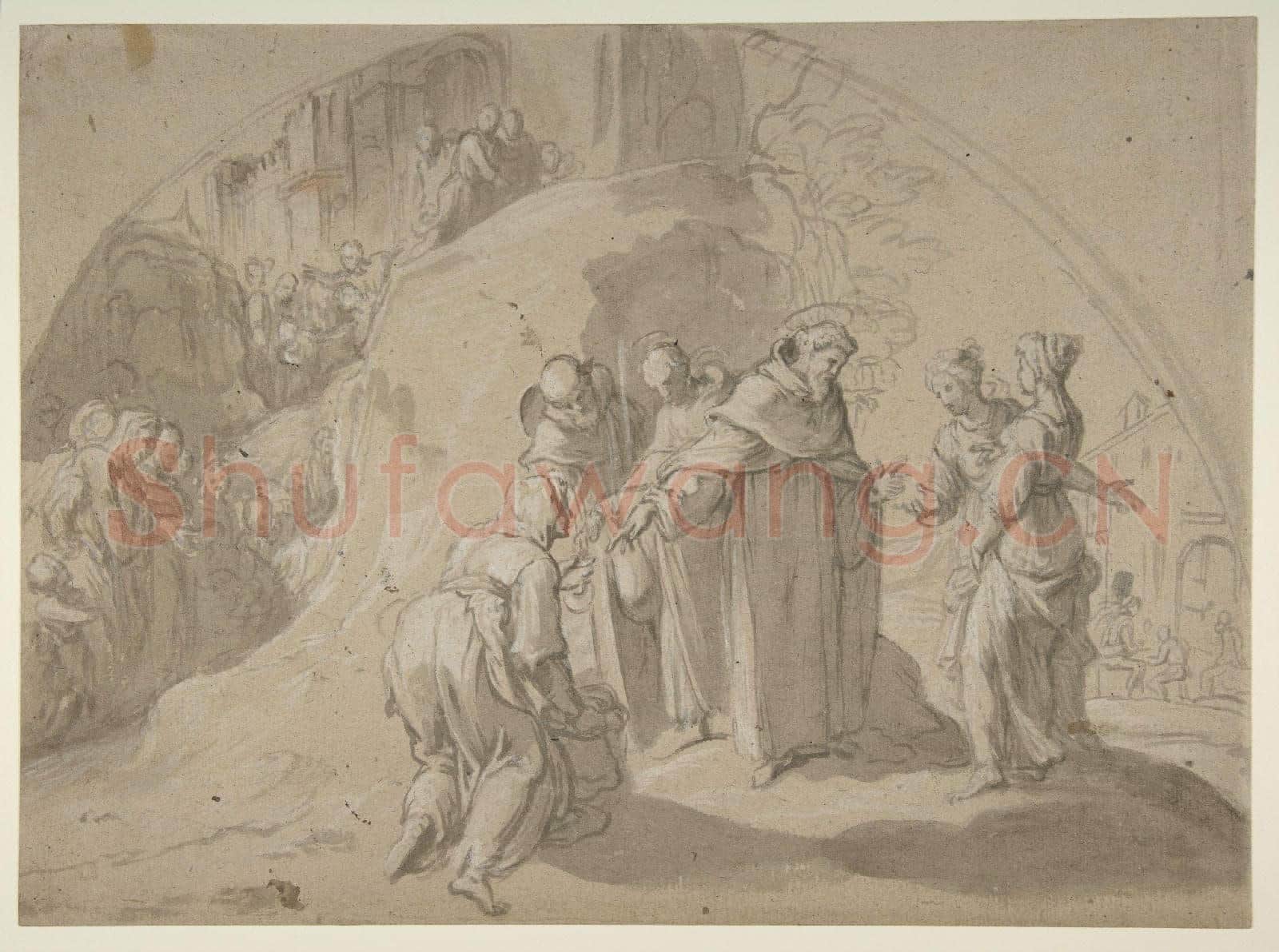 Bernardino Poccetti-Saint Philip Benizzi Converting Two Wicked Women at Todi.tif