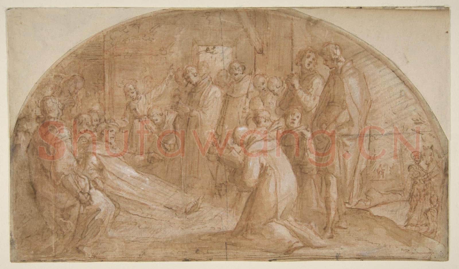 Bernardino Poccetti-The death of Saint Alexis Falconieri at Monte Senario.tif