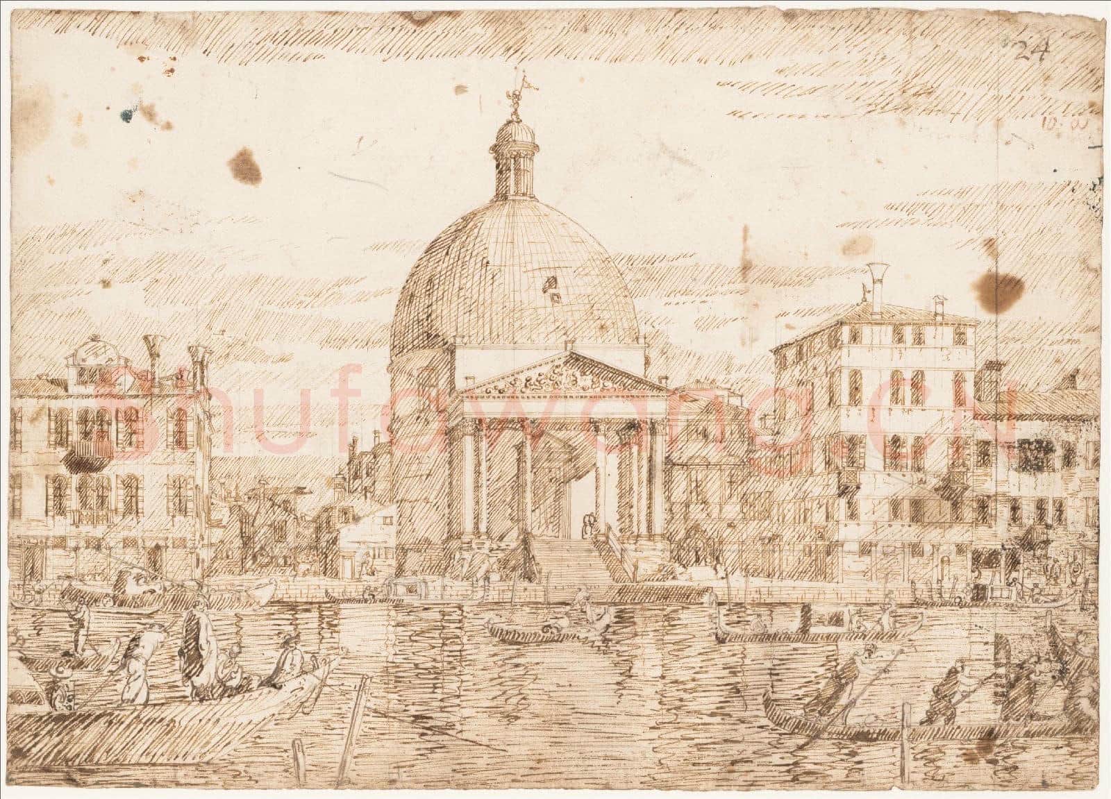 Bernardo Bellotto-San Simeone Piccolo, Venice, Seen from the Grand Canal.tif
