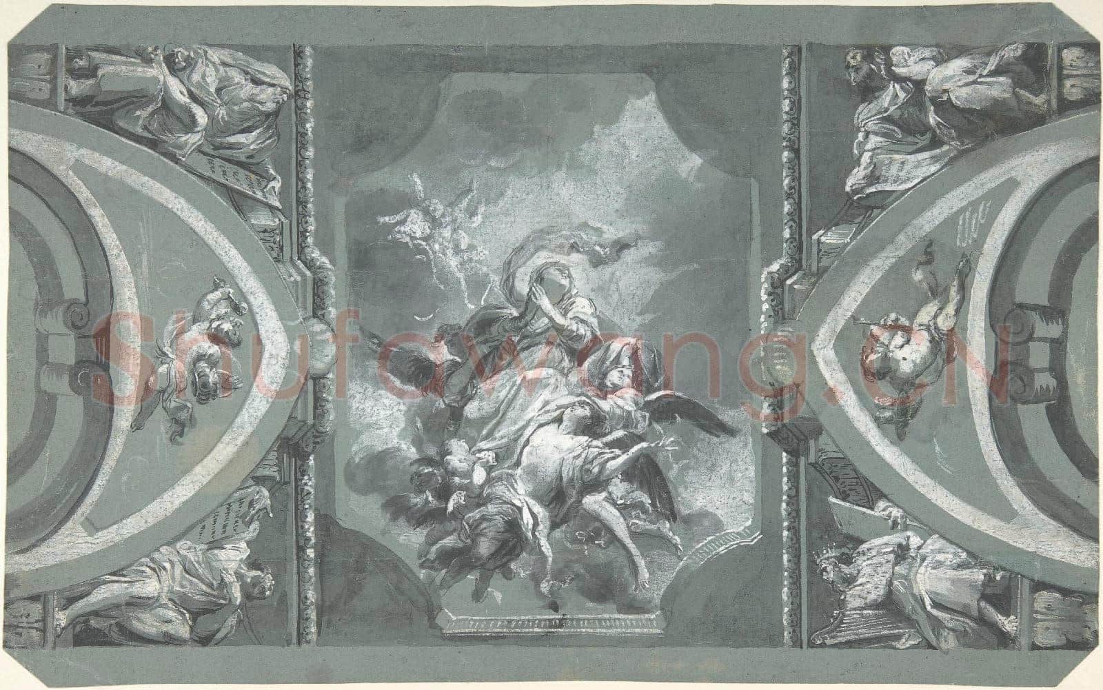 Carlo Alberto Baratta-Study for the Decoration of a Vault.tif