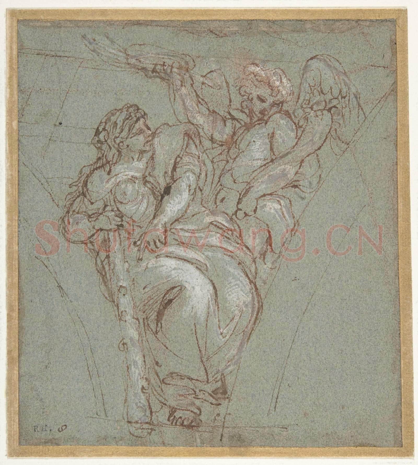 Carlo Maratti-Virtue Crowned by Honor(2).tif