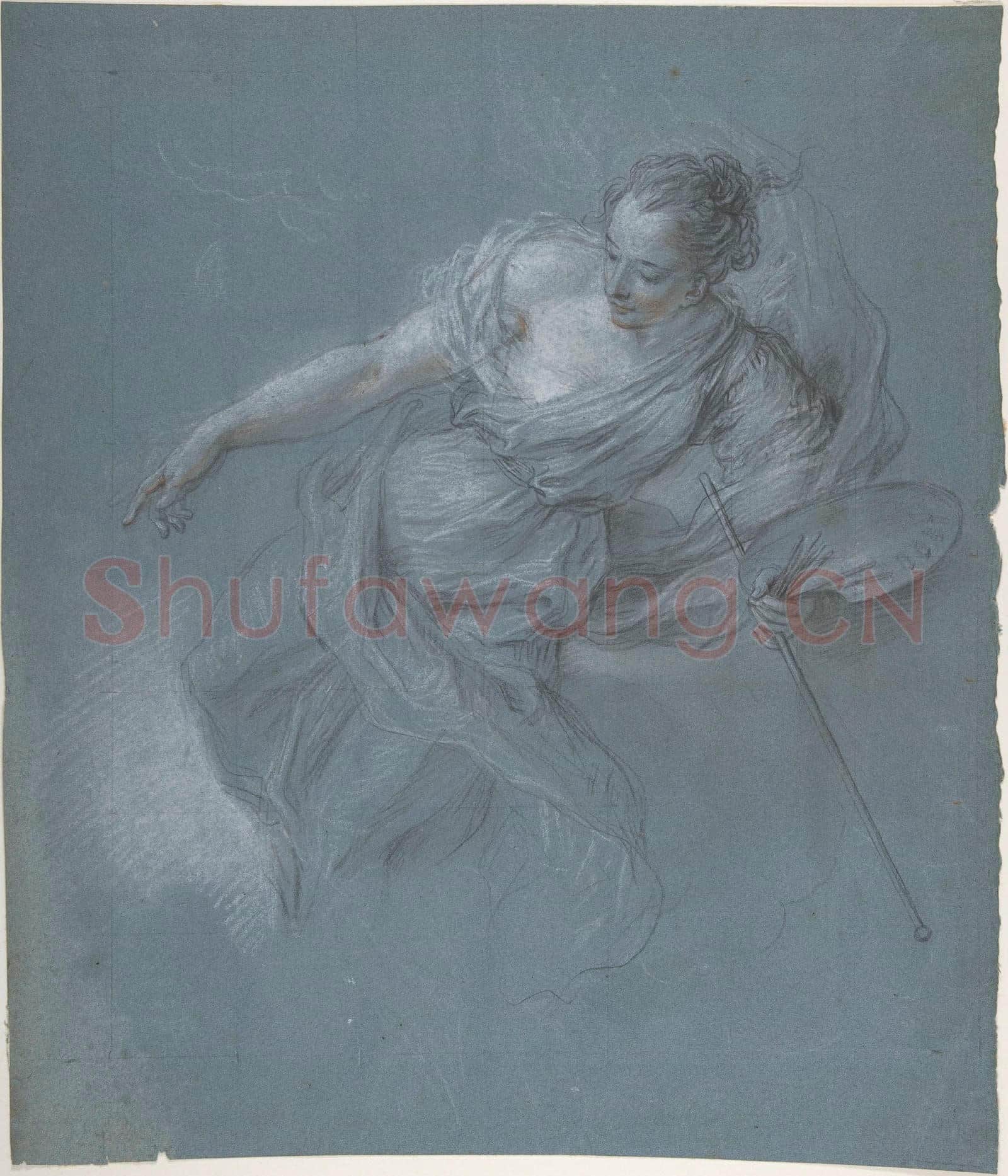 Charles Antoine Coypel-Allegorical Figure of Painting.tif