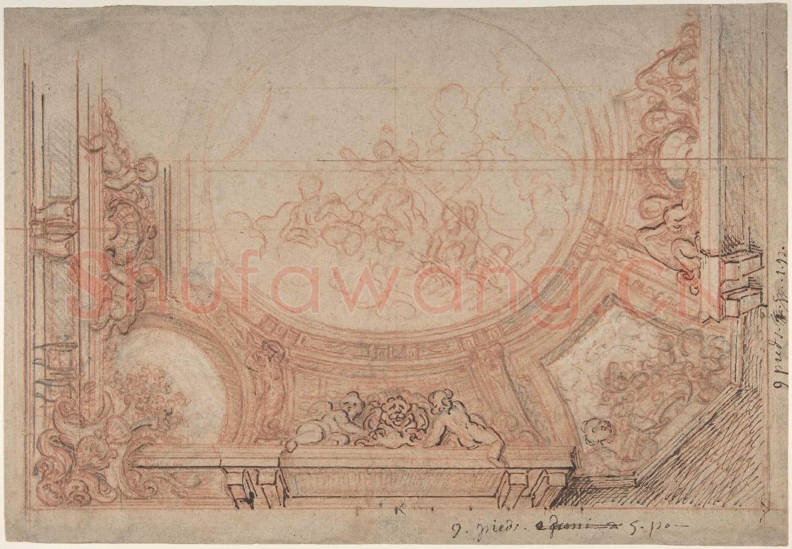 Charles de la Fosse-Ceiling Design.tif