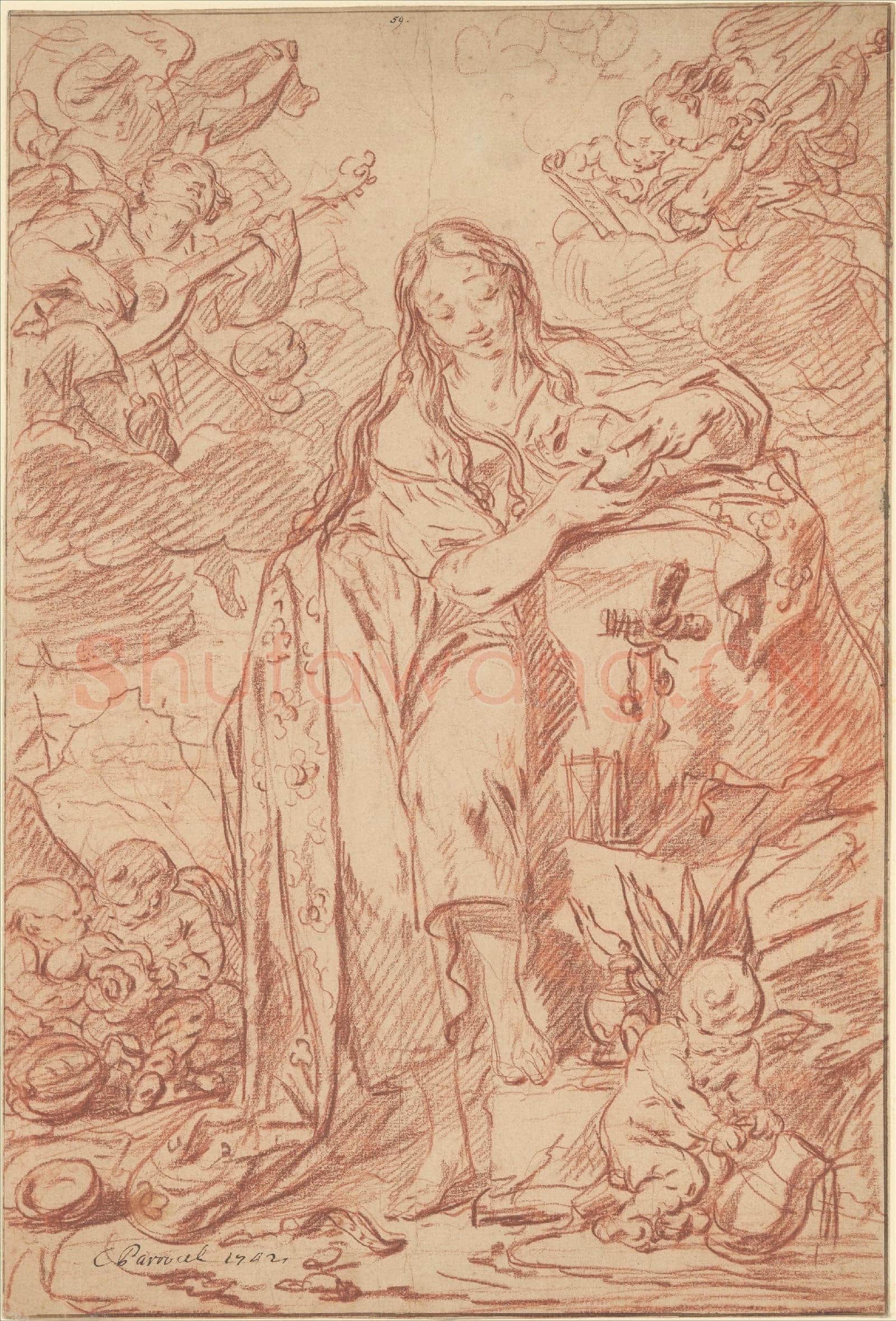 Charles Parrocel-The Penitent St. Mary Magdalen.tif