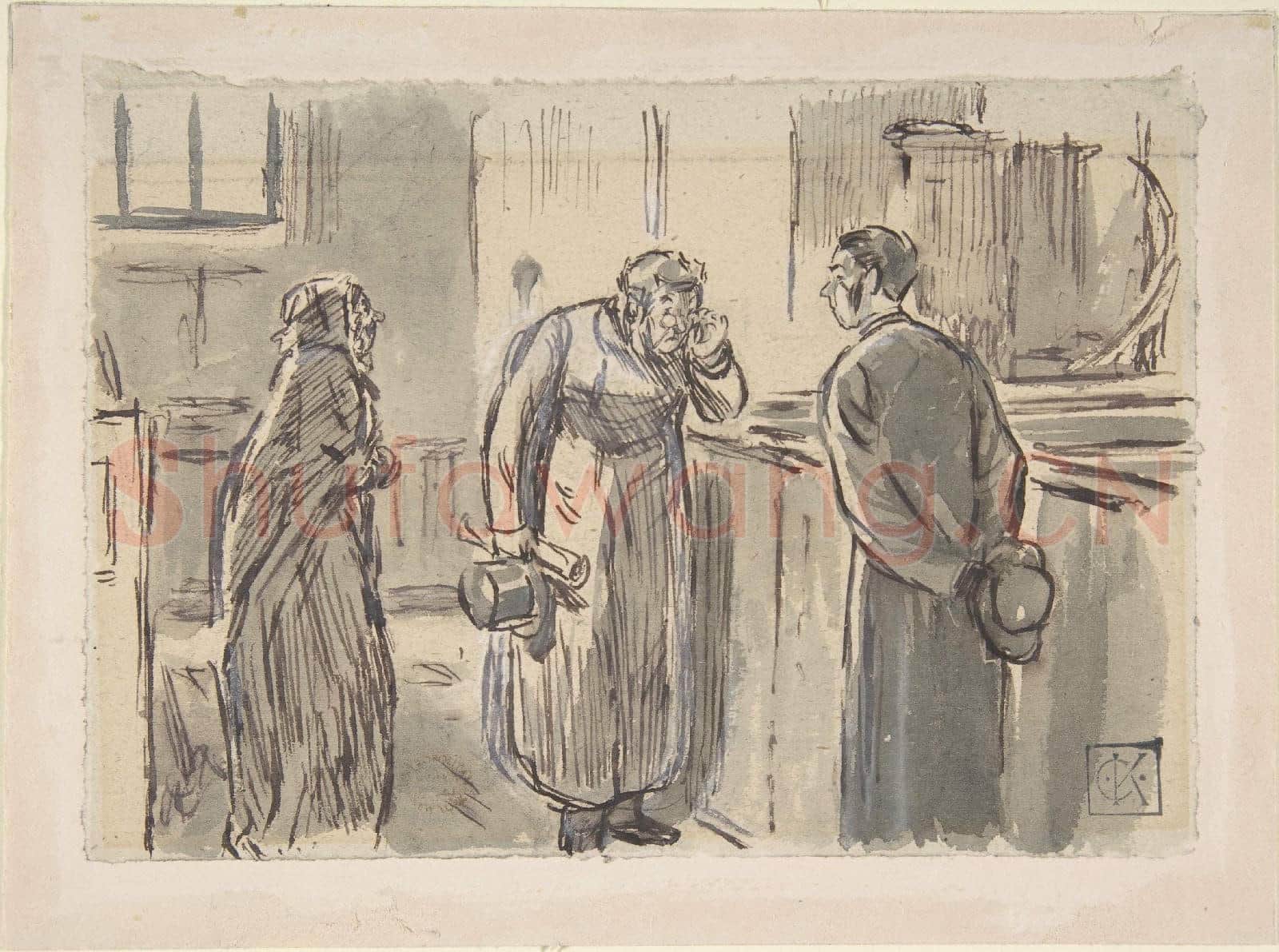 Charles Samuel Keene-Drawing for Punch2.tif