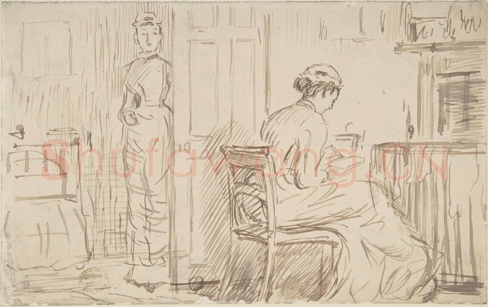 Charles Samuel Keene-Drawing for Punch.tif