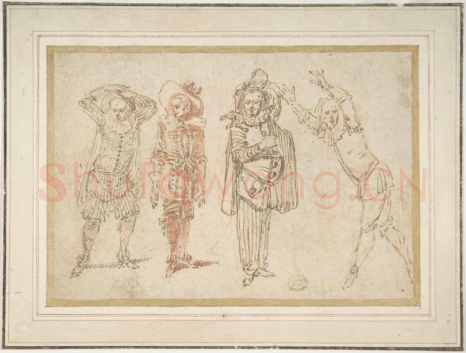 Claude Gillot-Figures in Theatrical Costumes.tif