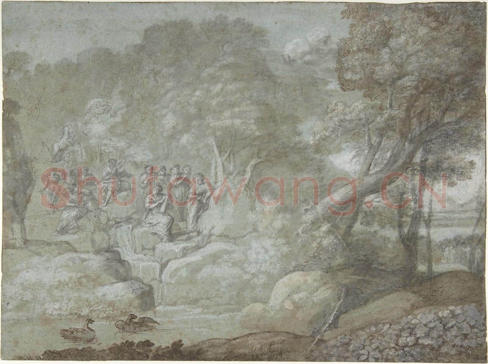 Claude Lorrain-Landscape with Apollo and the Muses.tif