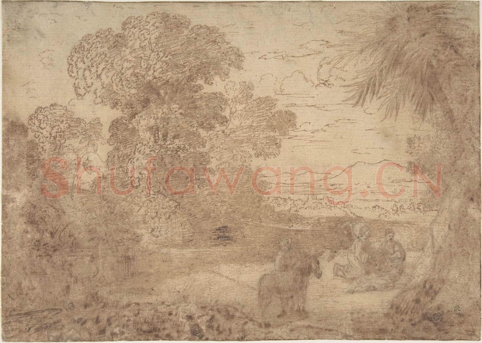 Claude Lorrain-Landscape with the Rest on the Flight into Egypt.tif