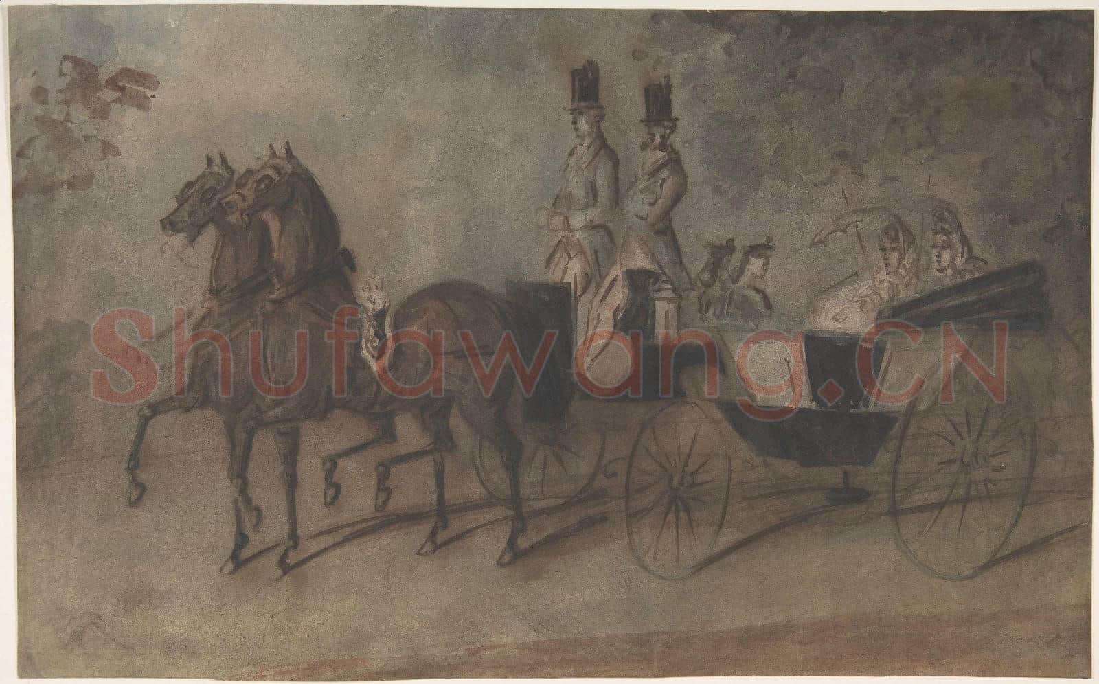 Constantin Guys-Women in a Carriage.tif