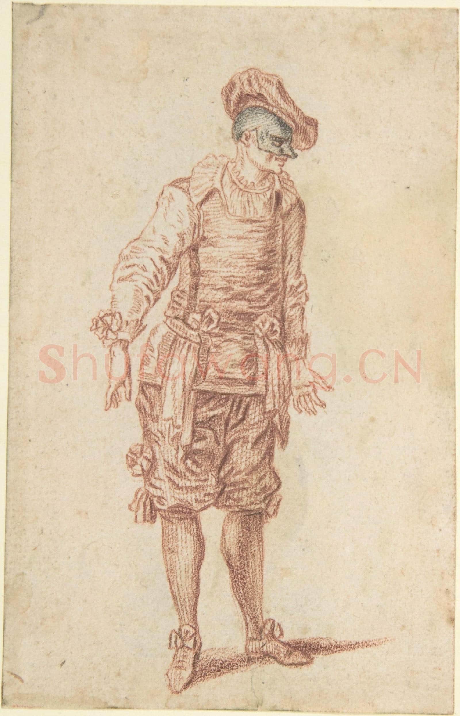 Copy after Claude Gillot-Fabio Costumed as a Doctor.tif