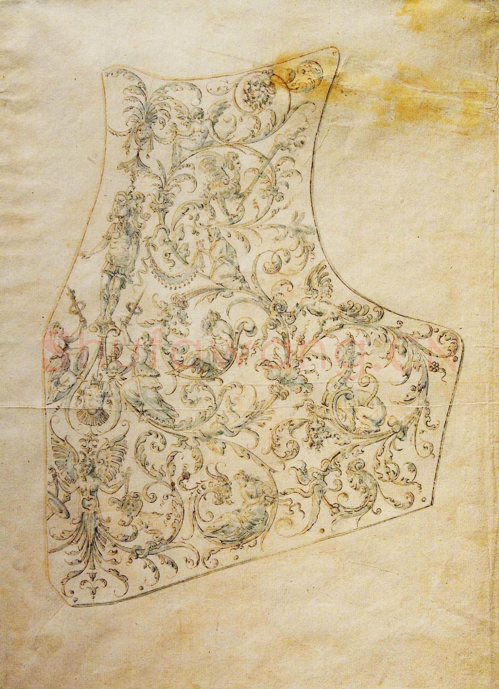 Copy after Étienne Delaune-Design for the Breastplate of a Suit of Armor.tif