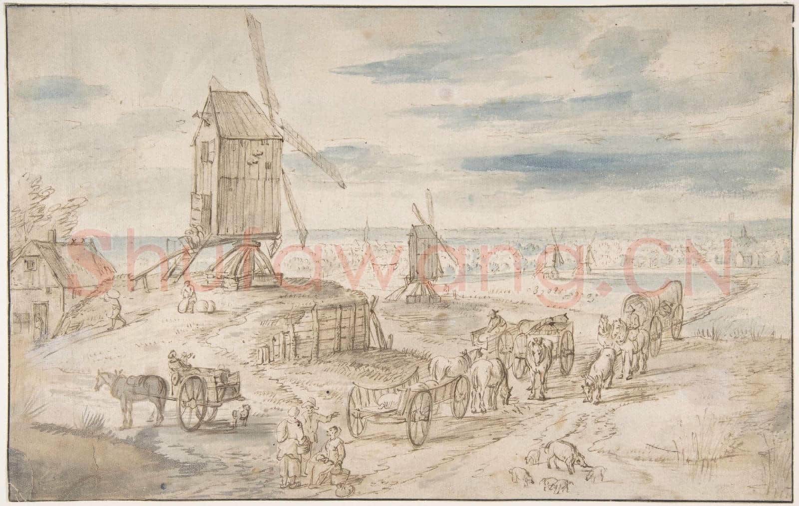 Copy after Jan Brueghel-Dutch Landscape with Windmills.tif