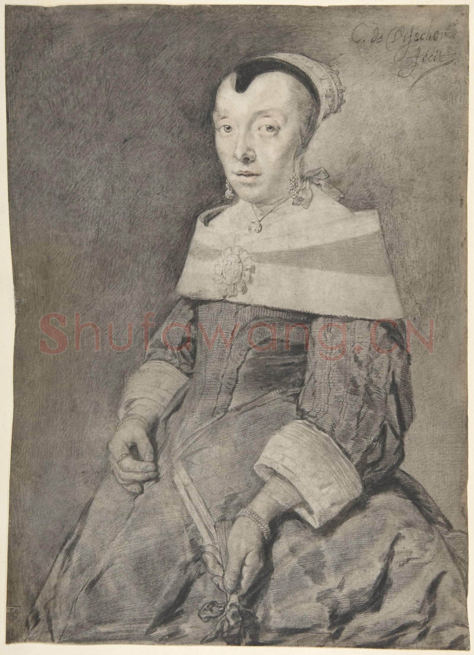 Cornelis Visscher-Portrait of a Lady.tif