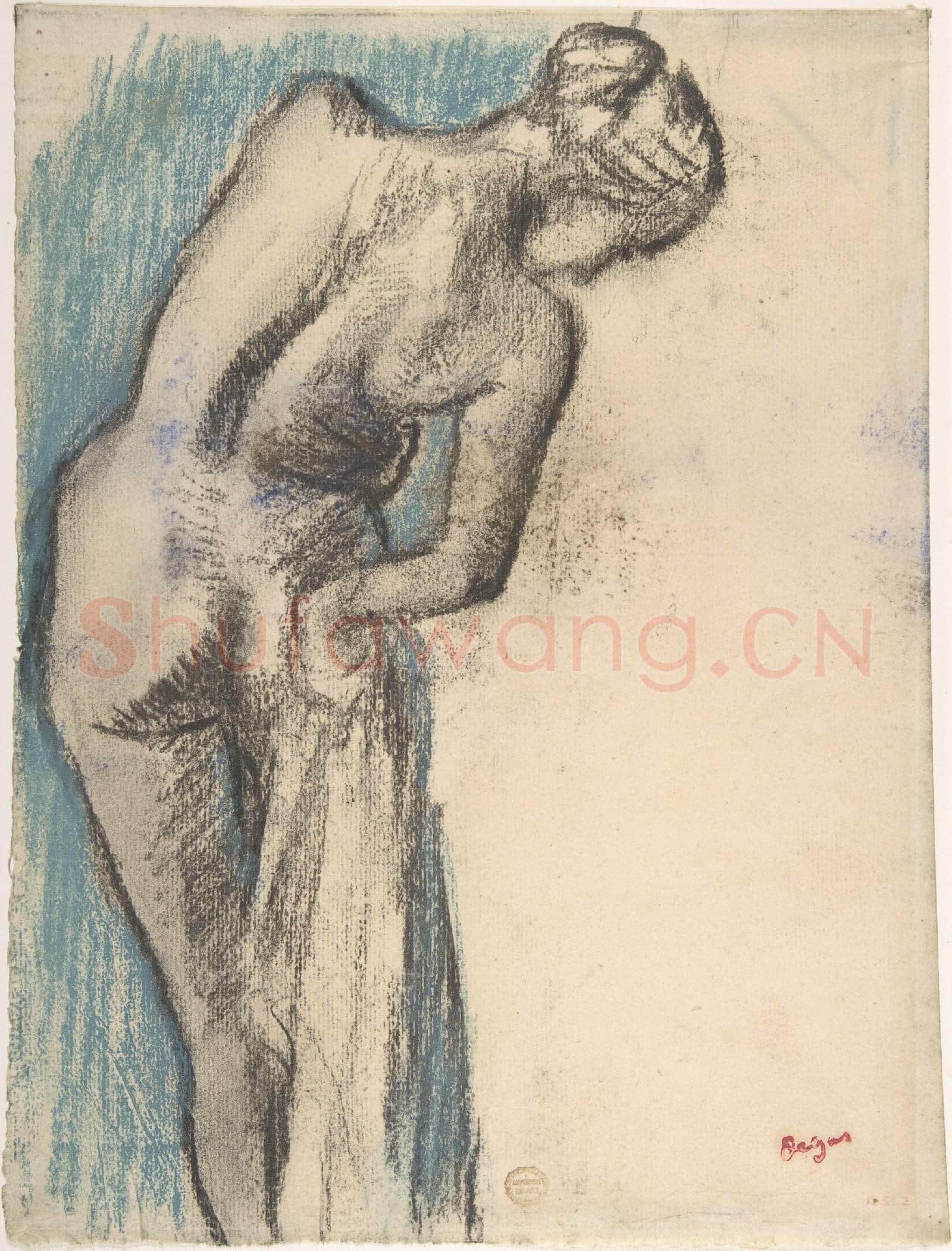 Edgar Degas-Bather Drying Herself.tif