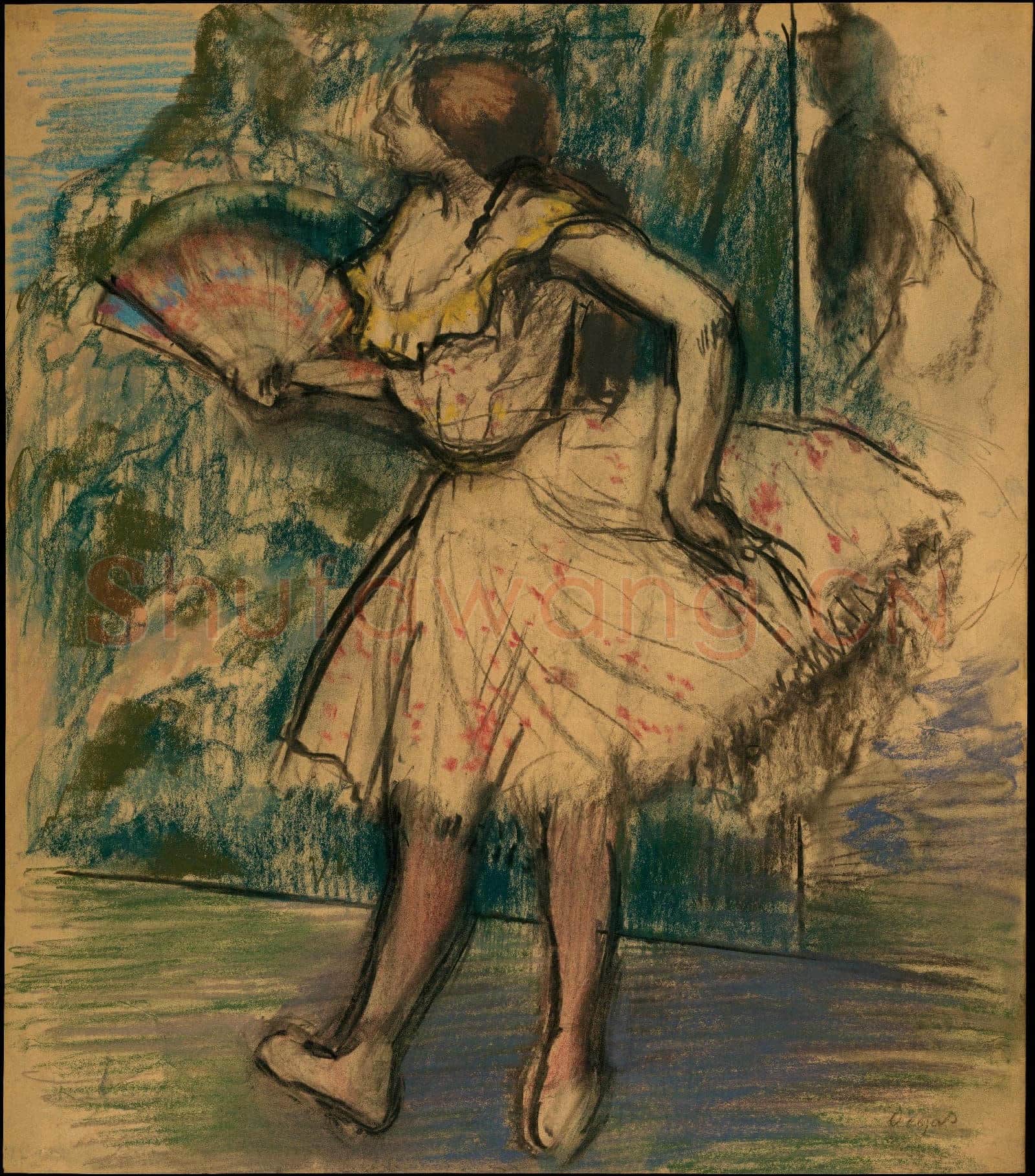 Edgar Degas-Dancer with a Fan.tif
