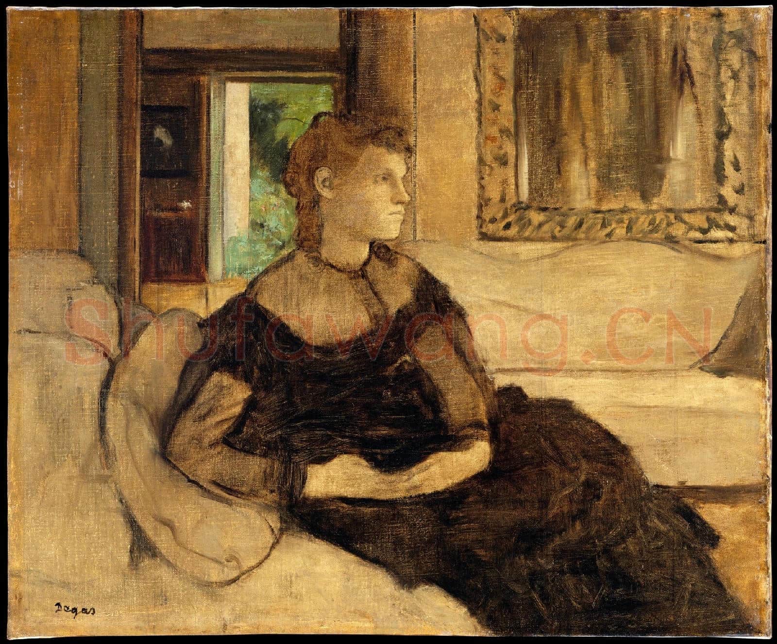Edgar Degas-Madame Théodore Gobillard(Yves Morisot, 1838–1893).tif