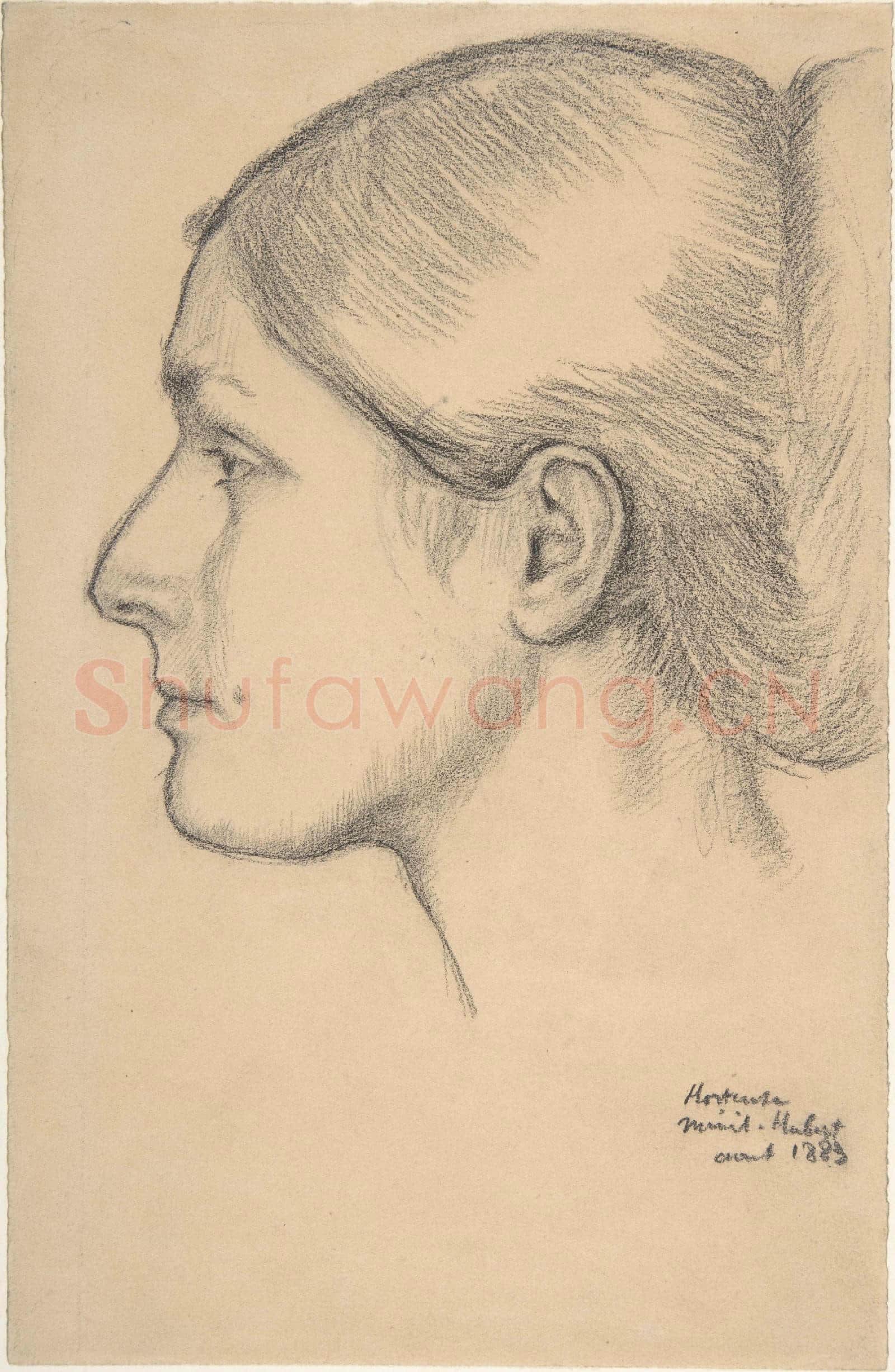 Edgar Degas-Portrait of Hortense Valpinçon(Mme. Jacques Fourchy).tif